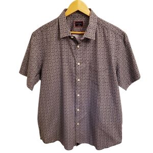 UNTUCKit Gray Patterned Casual Button Down Shirt